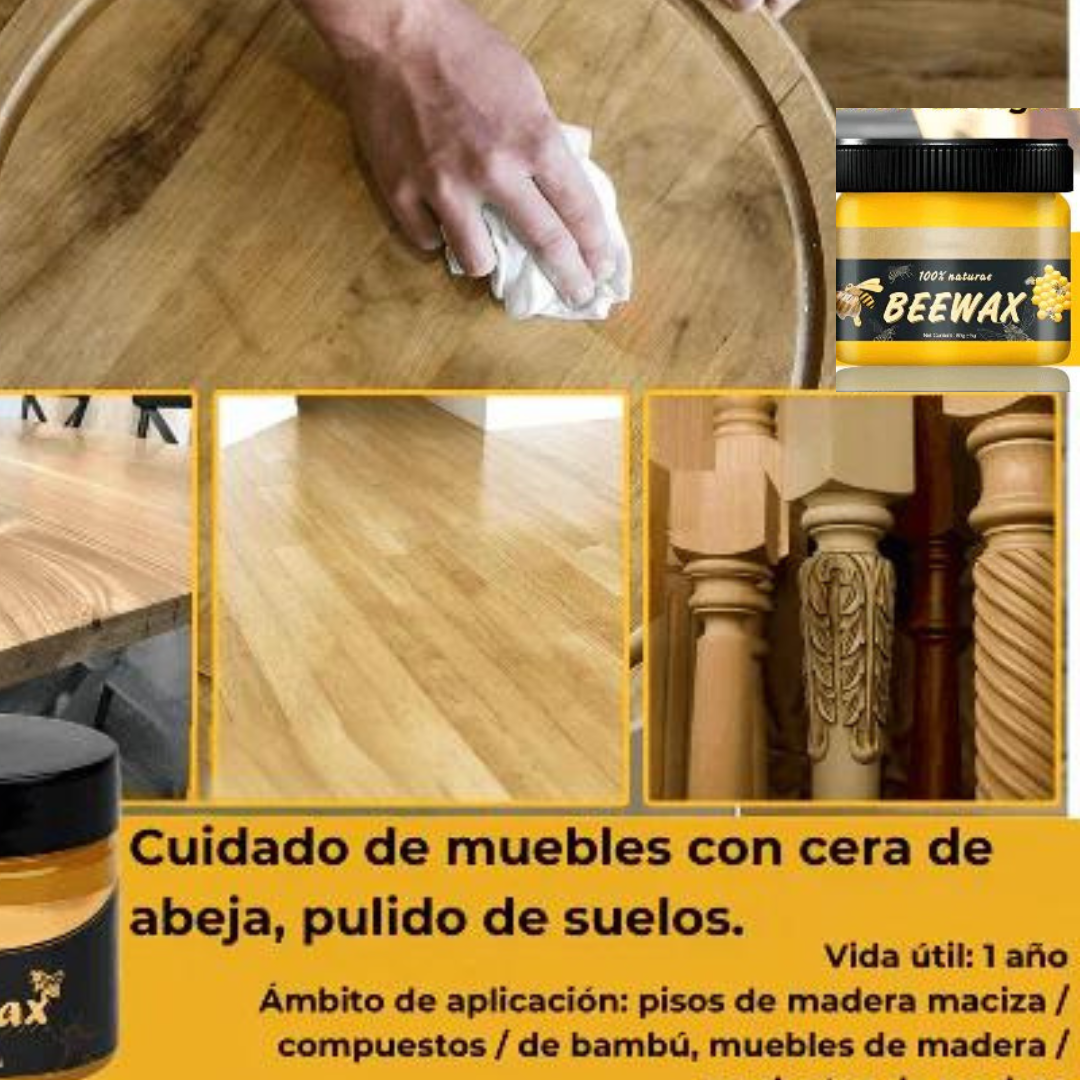 BEEWAX - Cera de Abeja para Renovar Maderas