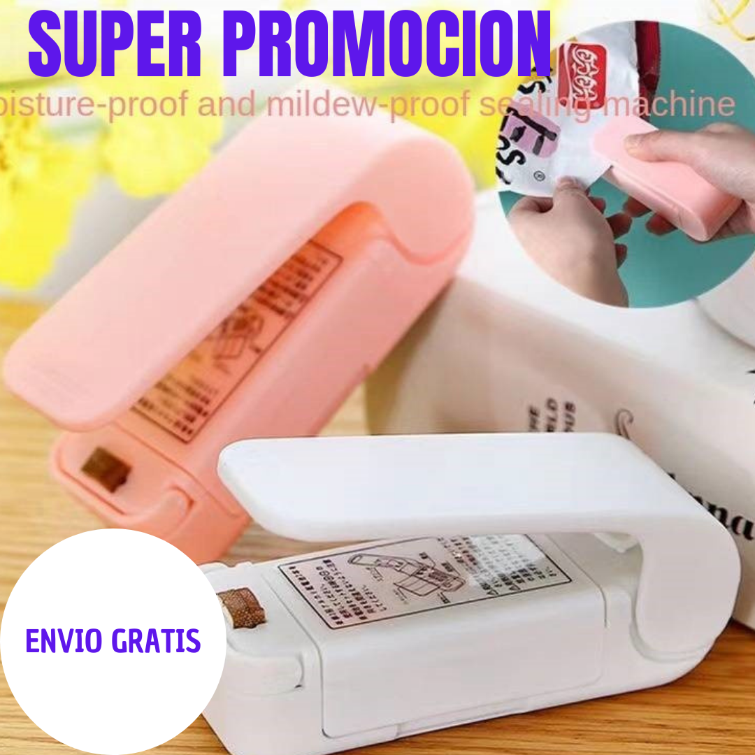 Mini Sellador De Bolsas Portátil