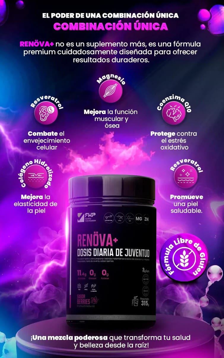 COLAGENO RENOVA + BIOPEPTIDOS ACTIVOS