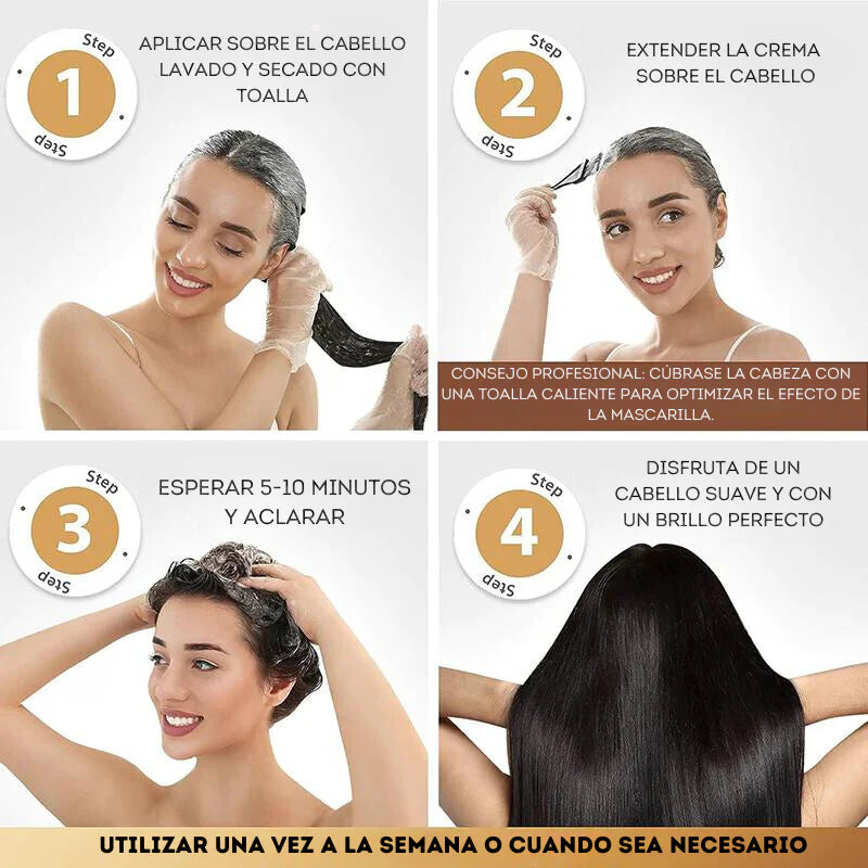 KARSELL 500ml® - Mascarilla de Colágeno Capilar